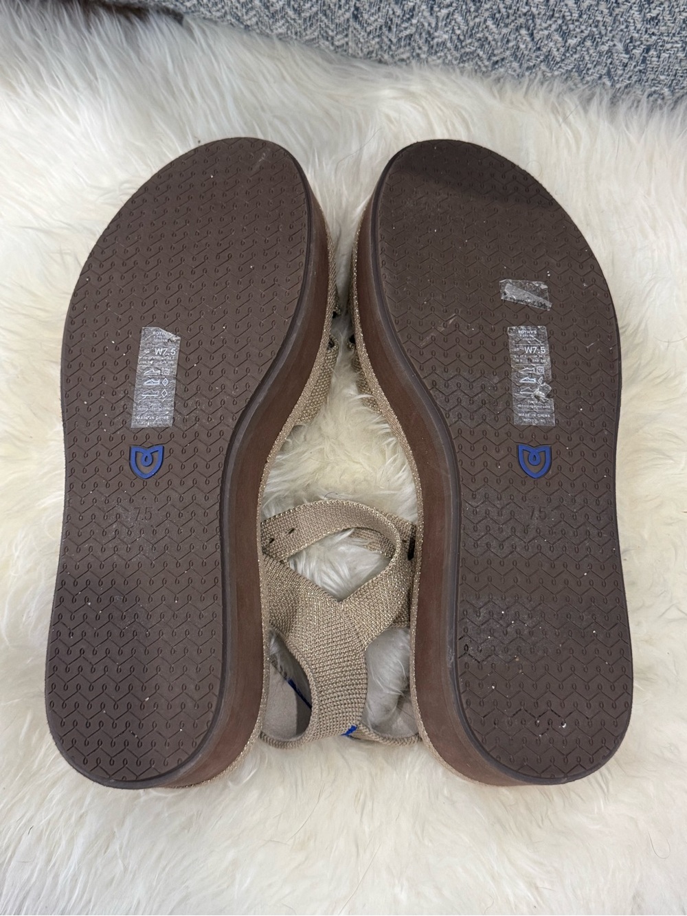 Rothy’s Women’s Lightweight Platform Sandals with Ankle Strap - Picture 4 of 4